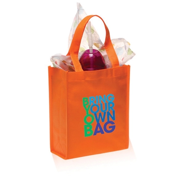Orange color option for Non Woven Small Gift Bags