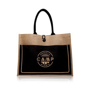 Photo of Cotton Pocket Jute Tote Bags