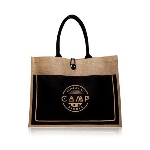 Main photo of Cotton Pocket Jute Tote Bags