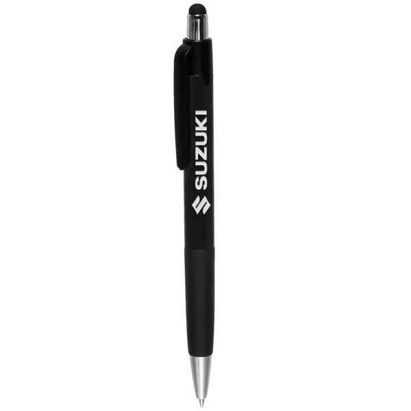 Metallic Black color option for Plastic Pens With Touch Screen Stylus