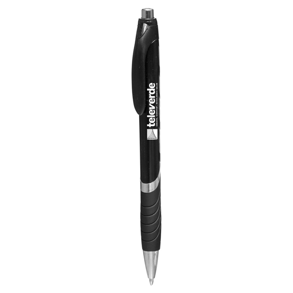 Black color option for Bright Colors Rubber Grip Ballpoint Pens