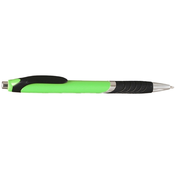 Green color option for Bright Colors Rubber Grip Ballpoint Pens