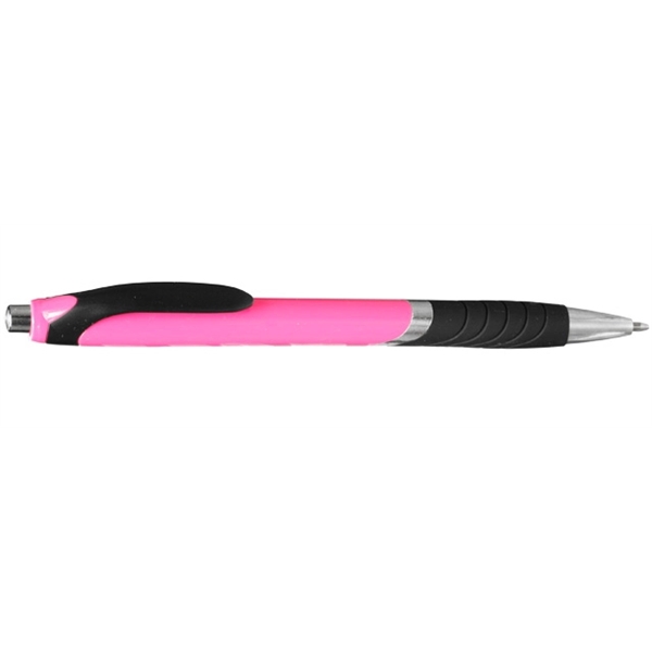 Pink color option for Bright Colors Rubber Grip Ballpoint Pens