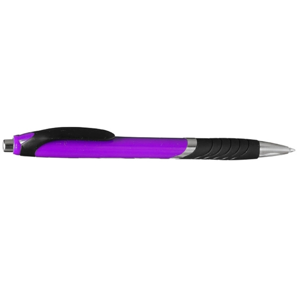 Purple color option for Bright Colors Rubber Grip Ballpoint Pens