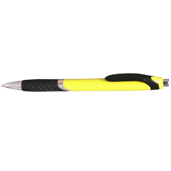 Yellow color option for Bright Colors Rubber Grip Ballpoint Pens