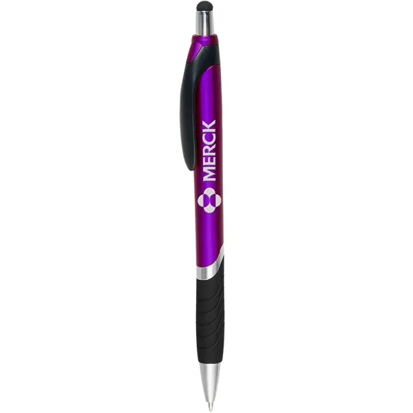 Metallic Purple color option for Plastic Pens With Screen Touch Stylus