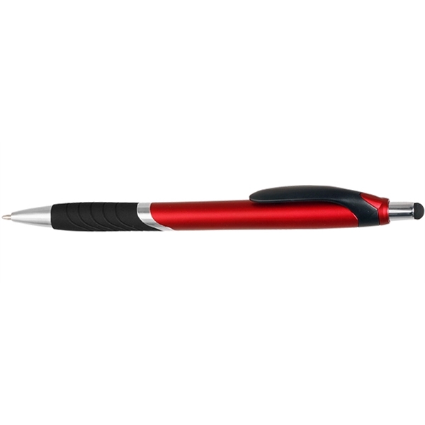 Metallic Red color option for Plastic Pens With Screen Touch Stylus