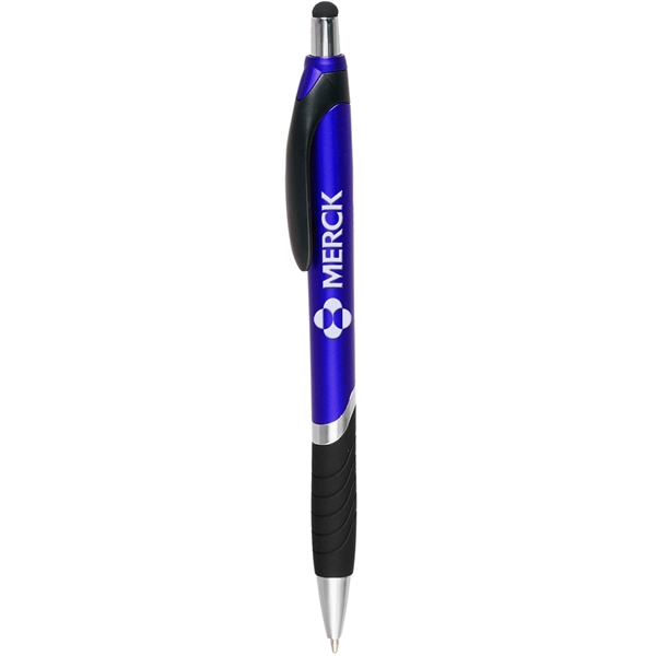 Metallic Royal Blue color option for Plastic Pens With Screen Touch Stylus