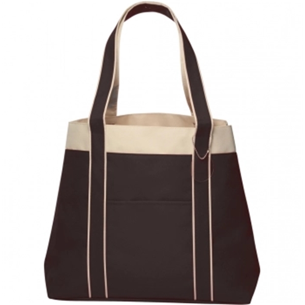 Black color option for Donna Polyester Tote Bags