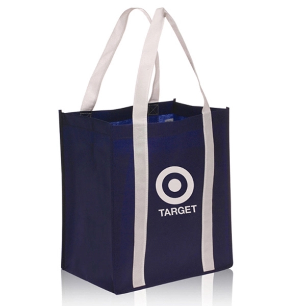 Black White color option for Non Woven Grocery Tote Bags