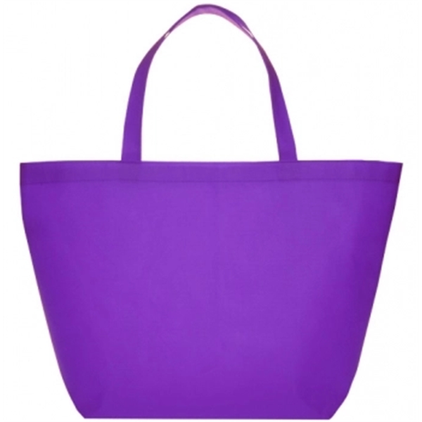 Purple color option for Budget Non Woven Shopper Tote Bags
