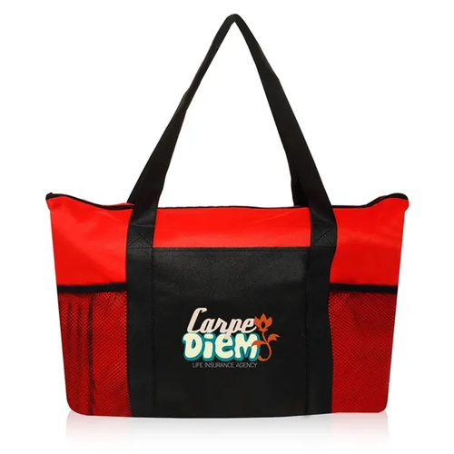 Main photo of Zippered Non Woven Tote Bags