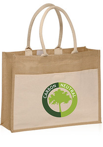 Photo of Canvas Pocket Jute Tote Bags