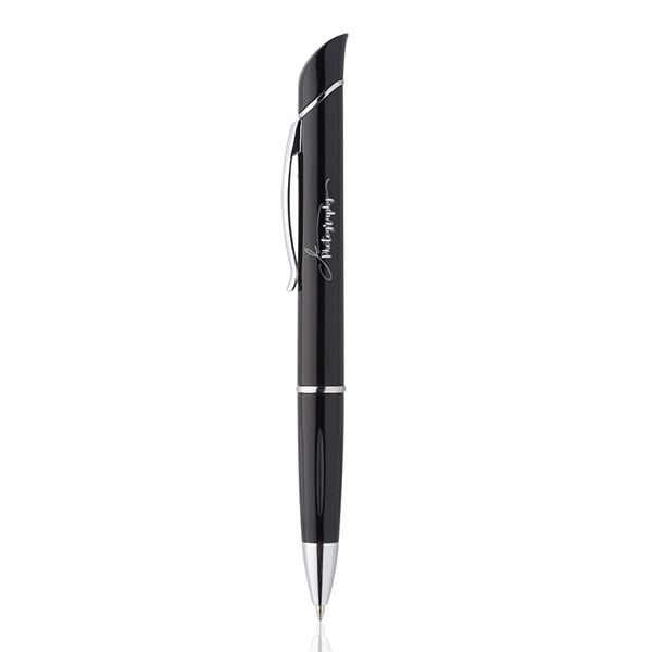 Black color option for Allende Twist Plastic Pens With Highlighter
