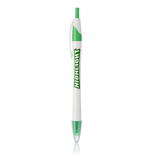 Neon Green color option for Plastic Retractable Dry Gel Highlighter Pens