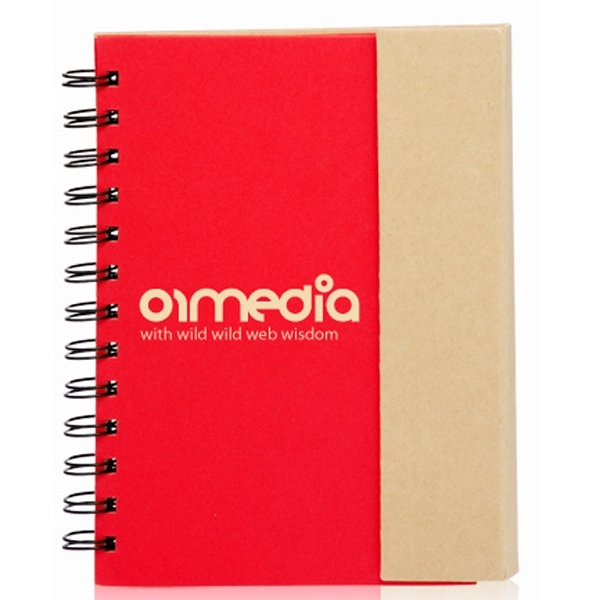 Red color option for Two Tone Eco Friendly Notebooks