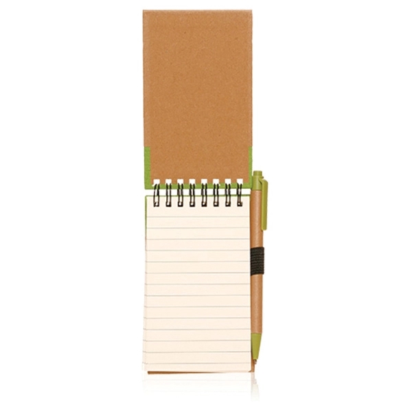 Lime Green color option for Recyclable Spiral Jotters