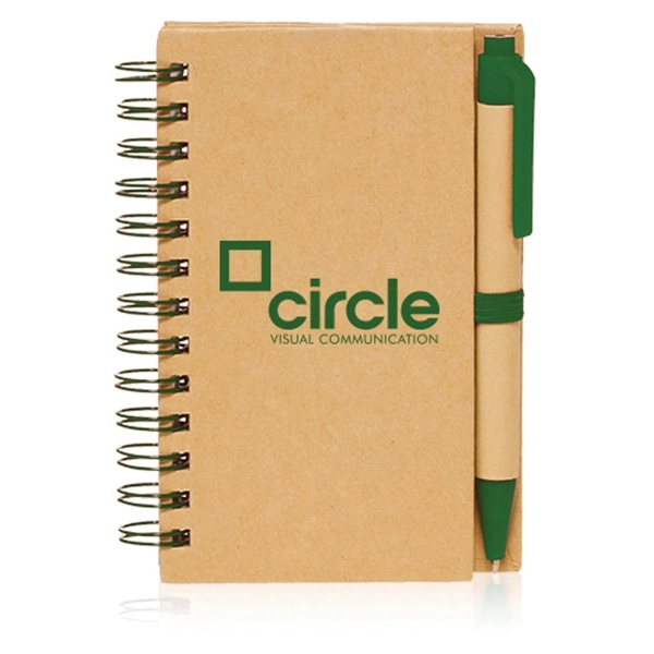 Green color option for Mini Spiral Notebooks
