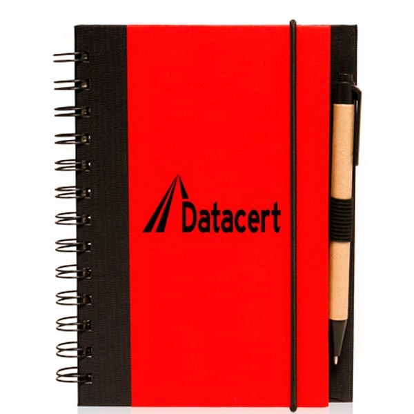 Red color option for Eco Block Spiral Notebooks
