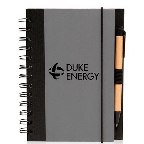 Smoke color option for Eco Block Spiral Notebooks