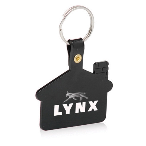 Black color option for House Shaped  Soft Key Tags
