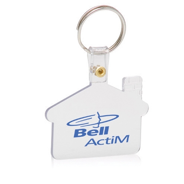 Clear color option for House Shaped  Soft Key Tags