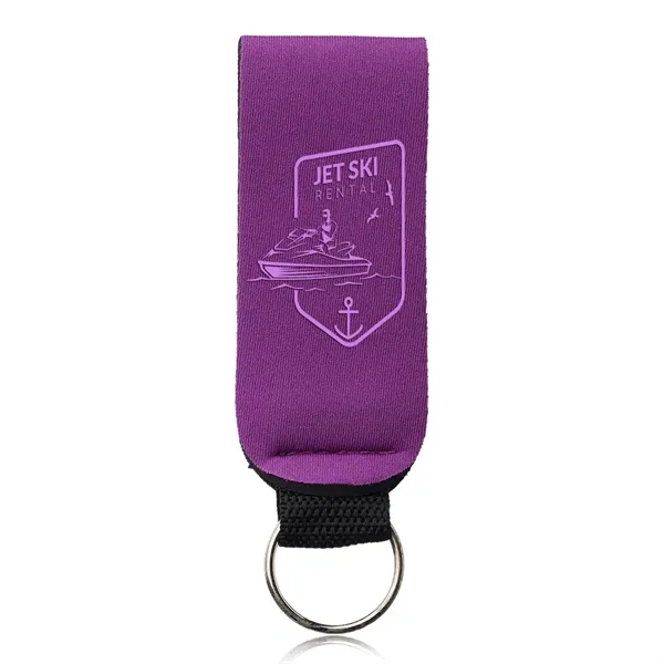 Purple color option for Neoprene Strap Keychains