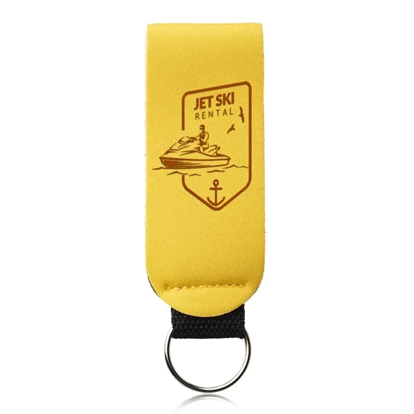 Yellow color option for Neoprene Strap Keychains