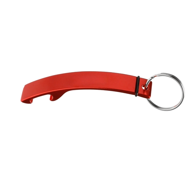 Red color option for Portable Bottle Opener Keychains