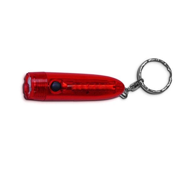 Red color option for Mini Flashlight Keychains