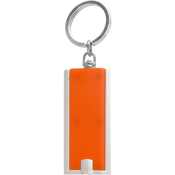 Orange color option for Rectangle Light Keychains