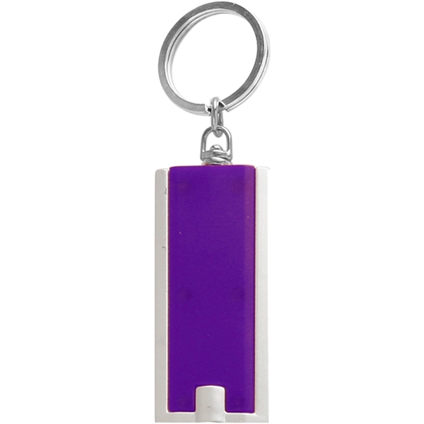 Purple color option for Rectangle Light Keychains