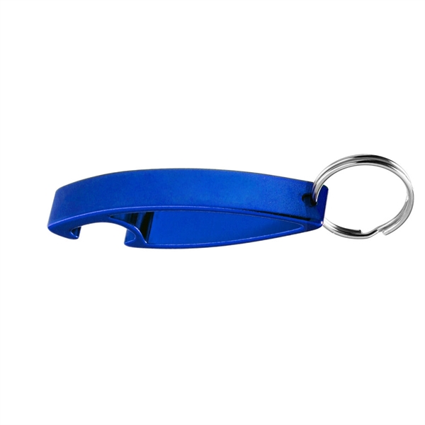 Blue color option for Aluminum Bottle Opener Keychains