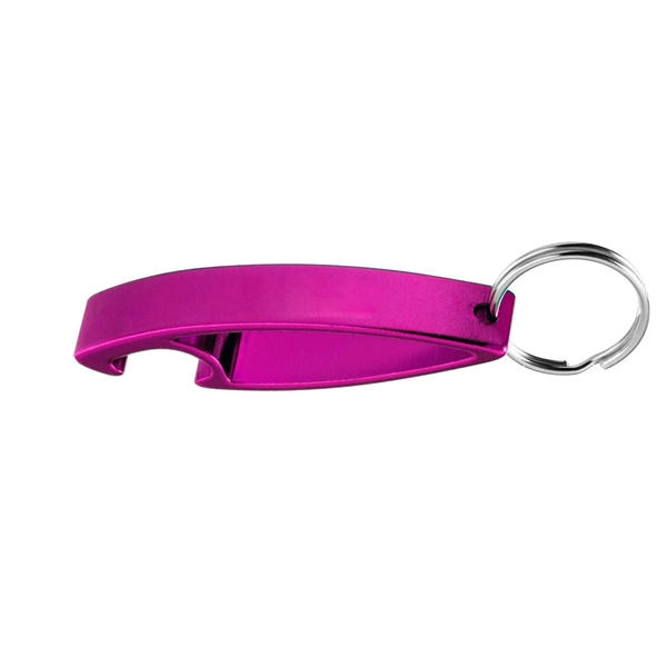 Purple color option for Aluminum Bottle Opener Keychains