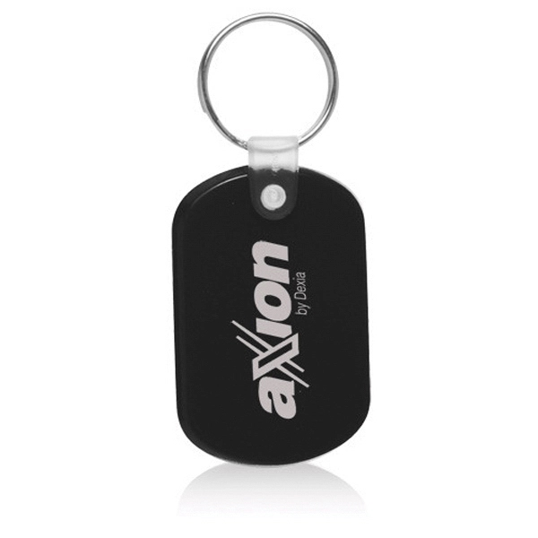 Black color option for Tag Soft Plastic Keychains
