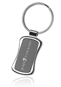 Photo of Black Chrome Metal Keychains