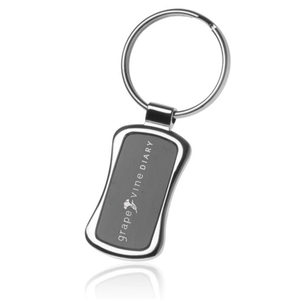 Photo of Black Chrome Metal Keychains