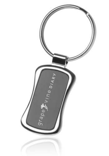 Photo of Black Chrome Metal Keychains