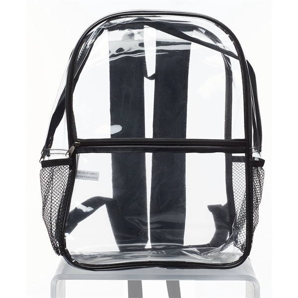 Clear color option for Multi Function Clear Backpacks