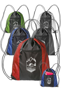 Photo of Zipper Pocket Drawstring Bags