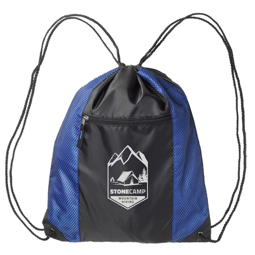 Main photo of Zipper Pocket Drawstring Bags