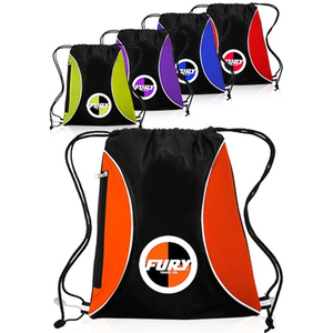 Photo of Zipper Side Drawstring Backpacks