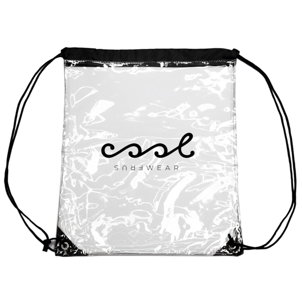 Black color option for Plastic Drawstring Bags