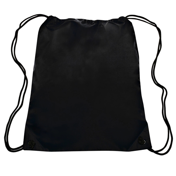 Black color option for Classic Polyester Drawstring Bags