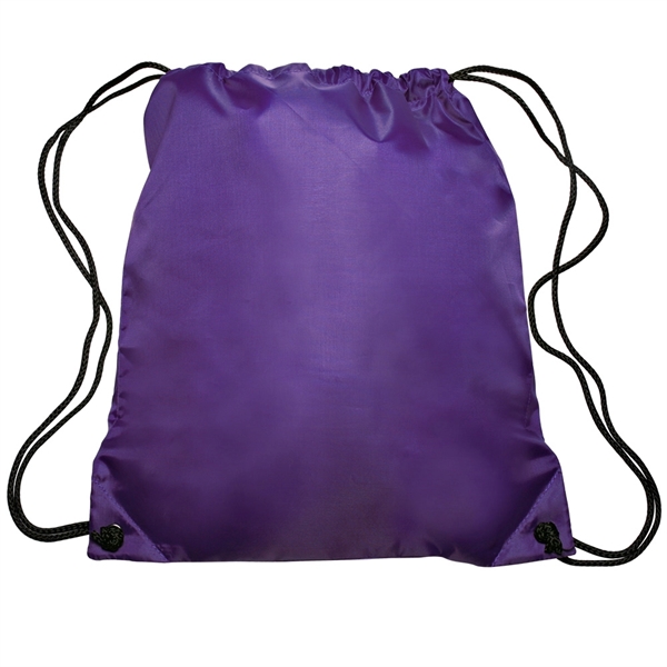 Purple color option for Classic Polyester Drawstring Bags
