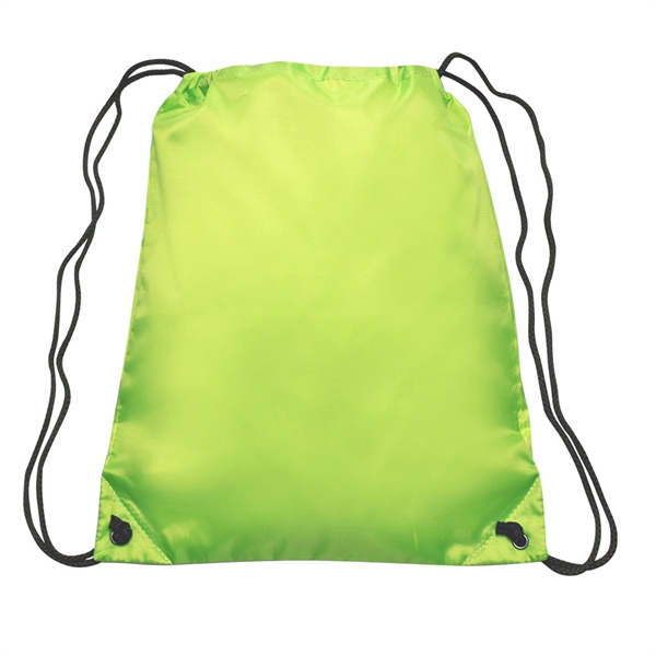 Safety Yellow color option for Classic Polyester Drawstring Bags