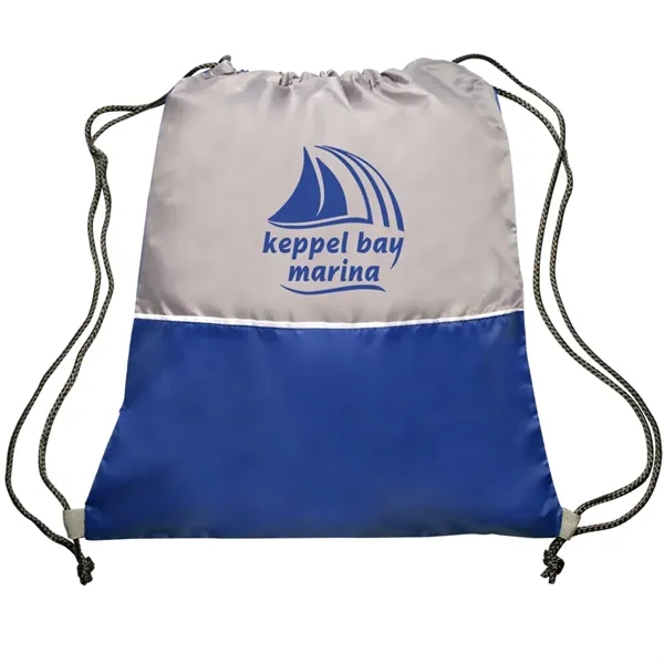 Blue color option for Easy Go Drawstring Backpacks