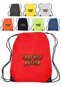 Photo of Black Trim Drawstring Bags