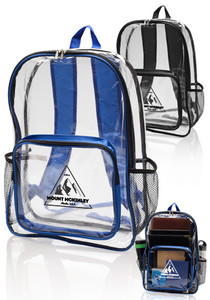 Photo of Pocket Clear Plastic Backpacks