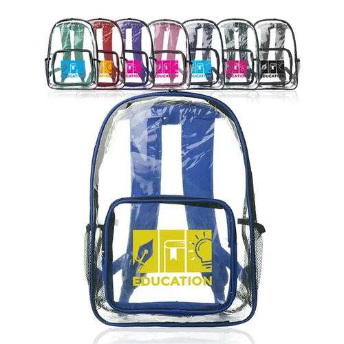 Main photo of Pocket Clear Plastic Backpacks